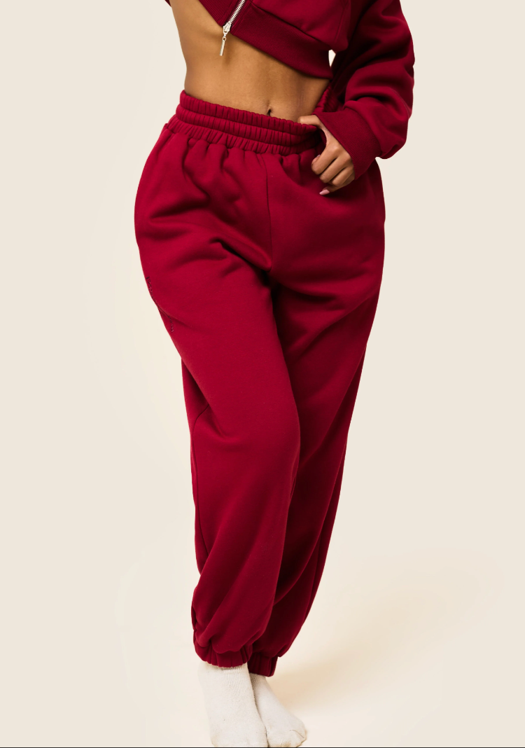 Red Sweat Set